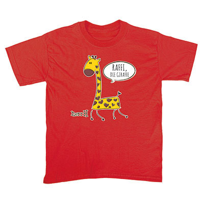 herrH T-Shirt Raffi, die Giraffe